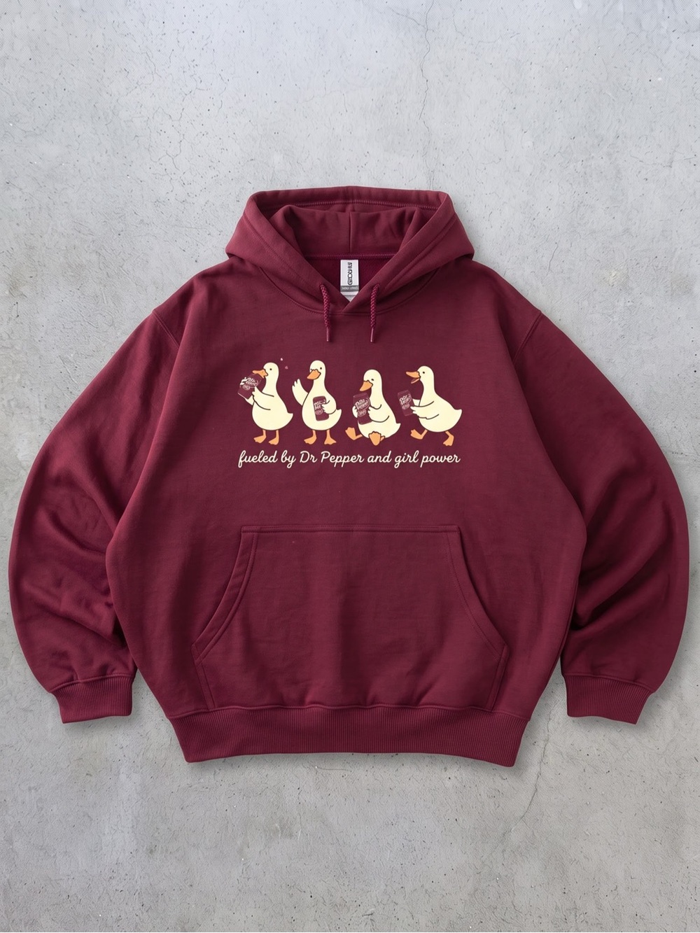 Gildan Maroon Hoodie, Goose Dr Pepper
Hoodie